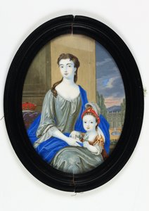 Lady Catherine Darnley, hertuginne av Buckingham (emalje)