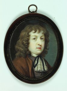 Samuel Cooper (akvarell på elfenben) av Bernard III Lens