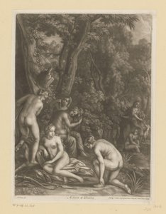 Actaeon og Diana Actaeon og Diana (tittel på objekt) av Bernard Lens (I)