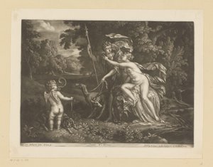 Venus og Adonis Venus & Adon (tittel på objekt) av Bernard Lens (I)