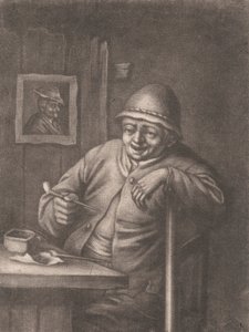 Mann som røyker av Bernard Lens