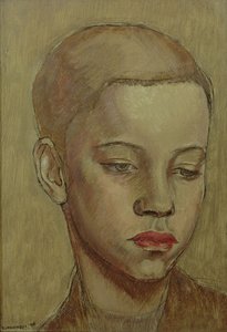 Hodet til en gutt av Bernard Meninsky