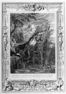 Pan jager Syrinx (gravering) av Bernard Picart