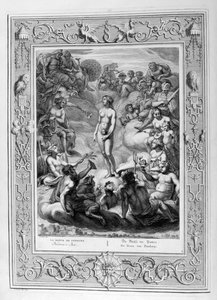 Pandoras-eske, 1733 av Bernard Picart
