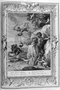 Perseus redder Andromeda av Bernard Picart