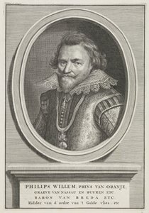 Portrett av Philip William, Prince of Orange av Bernard Picart