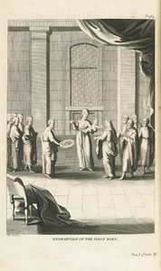 Forløsning av den førstefødte sønn, 1735-1739 av Bernard Picart