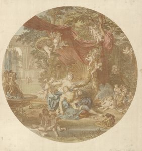 Rinaldo i Armida av Bernard Picart