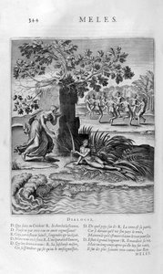 River Meles, 1615 av Bernard Picart