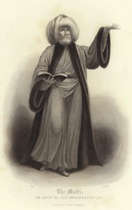 Muftien eller sjefen for den muhammedanske loven av Bernard Picart