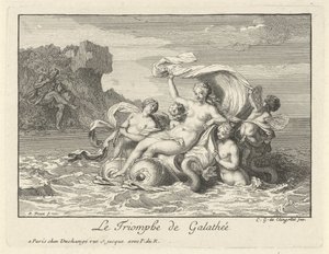 Triomf van Galatea The Triumph of Galathea (tittel på objekt) av Bernard Picart