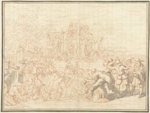 lemlestelse av likene til brødrene De Witt, 1672 av Bernard Picart