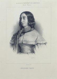 Portrett av George Sand.