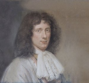 Portrett av Christiaan Huygens 1629-1695, 1686.