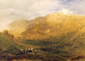 Arthog, nær Barmouth (olje på lerret)