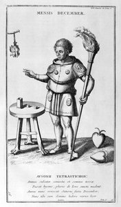 En representasjon av desember 1757 av Bernard de Montfaucon