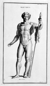 Bacchus, etter en romersk statue, 1757