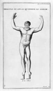 Herkules som bærer verden, 1757