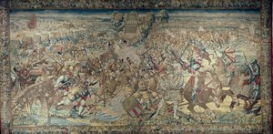 Episode av slaget ved Pavia (1525) av Bernard van Orley