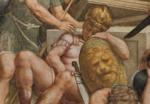 Counterfaccata, Bernardino Gatti, Resurrection 1529, Detail