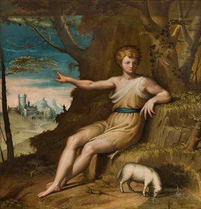 Kapellet til Vår Frue av folket, andre span sørsiden, Bernardino Campi, San Giovanni nel Desert 1569