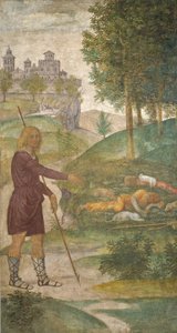 Cephalus og nymfene, ca. 15201522. av Bernardino Luini