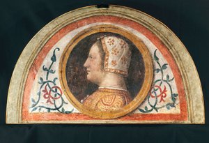 Portrett av Bona av Savoy (Avigliana av Bernardino Luini