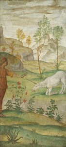 Procris og enhjørningen, ca. 15201522. av Bernardino Luini