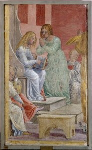 Jomfru Marias barndom ved tempelet av Bernardino Luini