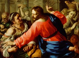 Christ Cleansing the Temple, ca. 1655 (olje på lerret)