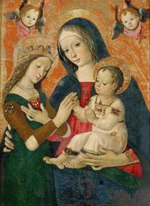 Det mystiske ekteskapet til Saint Catherine.