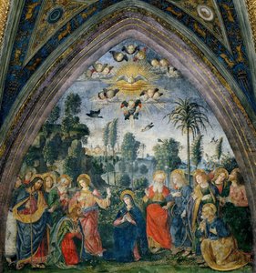 Nedstigningen av Den hellige ånd pinse, 1492-1495.