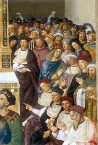 Vie du pape Pio (Pie) II (Enea Silvio Piccolomini av Bernardino di Betto Pinturicchio