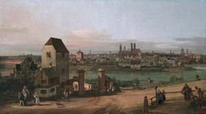 München sett fra Haidhausen av Bernardo Bellotto