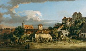 Pirna: Obertor fra sør, midten av 1750-tallet. av Bernardo Bellotto