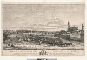Utsikt over Dresden av Bernardo Bellotto