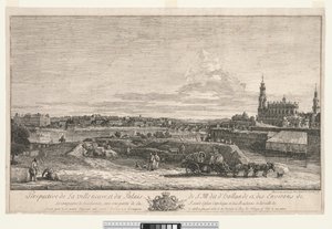 Utsikt over Dresden, 1748. av Bernardo Bellotto