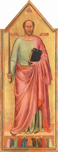 Saint Paul og en gruppe tilbedere av Bernardo Daddi