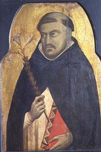 St. Dominic, opprinnelig et sidepanel fra en polyptyk ca. 1340 (tempera på panel) av Bernardo Daddi