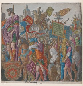 Ark 2: En triumfvogn, fra The Triumph of Julius Caesar, 1599.