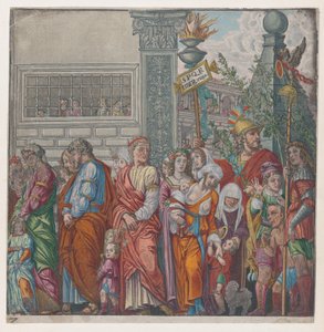 Ark 7: prosesjon, fra The Triumph of Julius Caesar, 1599.