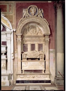 Graven til Leonardo Bruni (1369-144) 1446-50 (marmor)