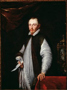 Portrett av kardinal Ottaviano Raggi (olje på lerret av Bernardo Strozzi