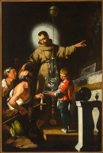 Miraklet til Saint Didacus av Bernardo Strozzi
