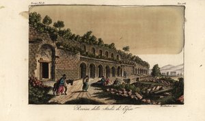 Ruinene av stadion i Efesos, Hellas av Bernardoni Bernardoni