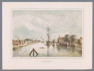 Bybilde i Alkmaar Alkmaar (serietittel på objekt) av Bernardus Gerardus ten Berge
