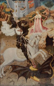 Saint George dreper dragen, 1434-1435 av Bernat Martorell the Elder
