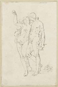Adam og Eva av Bernhard Schreuder (possibly)