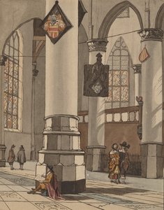Kirkens interiør, 1774.
