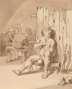Beruset bonde på et vertshus, 1775.
